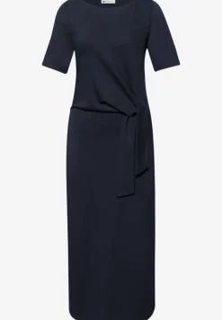 Midi-Kleid mit Knotendetail