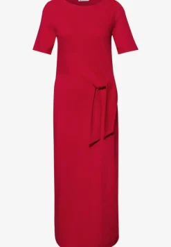 Midi-Kleid mit Knotendetail