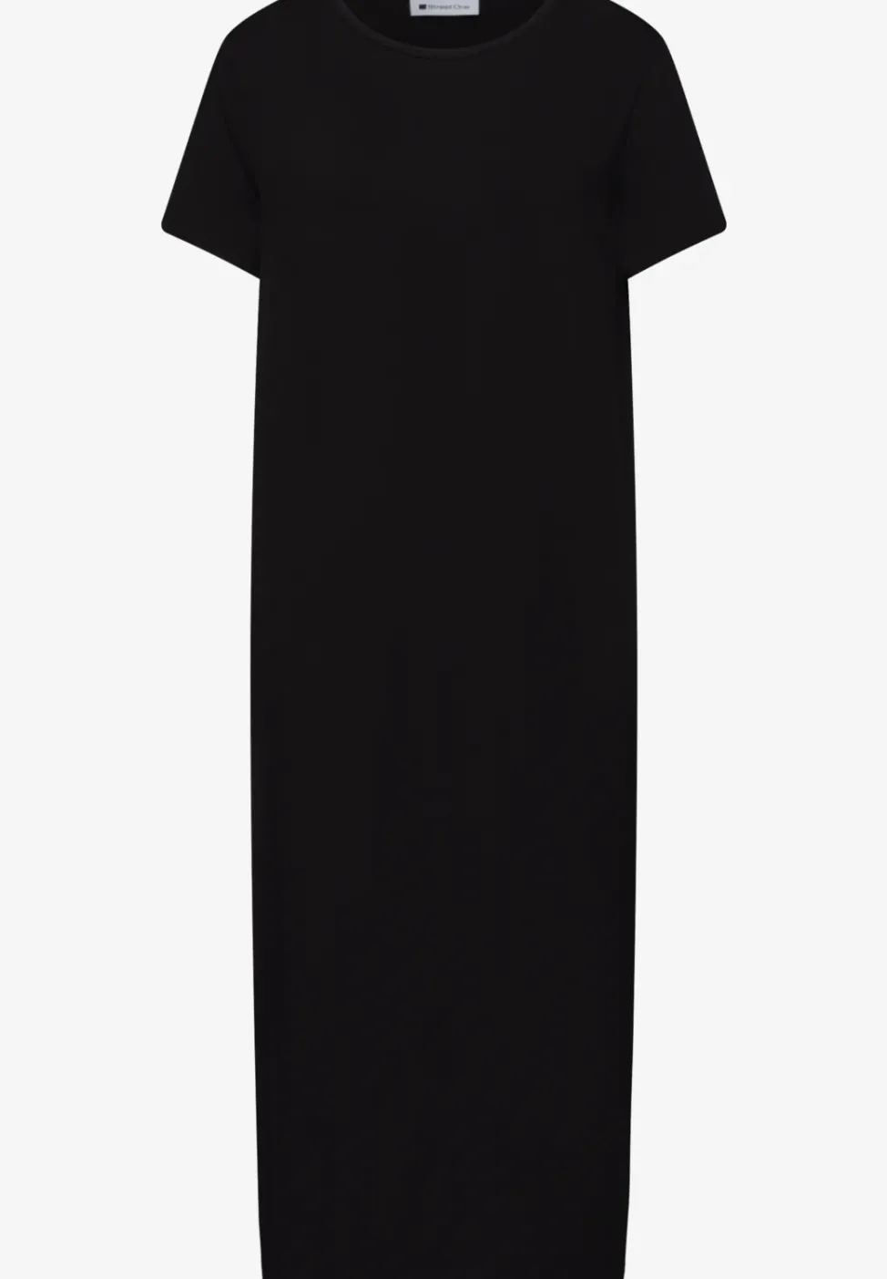 Midi-Kleid mit Kurzarm mit Schlitzdetail