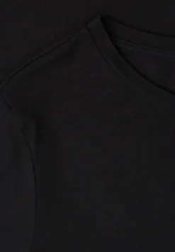 Midi-Kleid mit Kurzarm mit Schlitzdetail