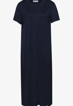 Midi-Kleid mit Kurzarm mit Schlitzdetail