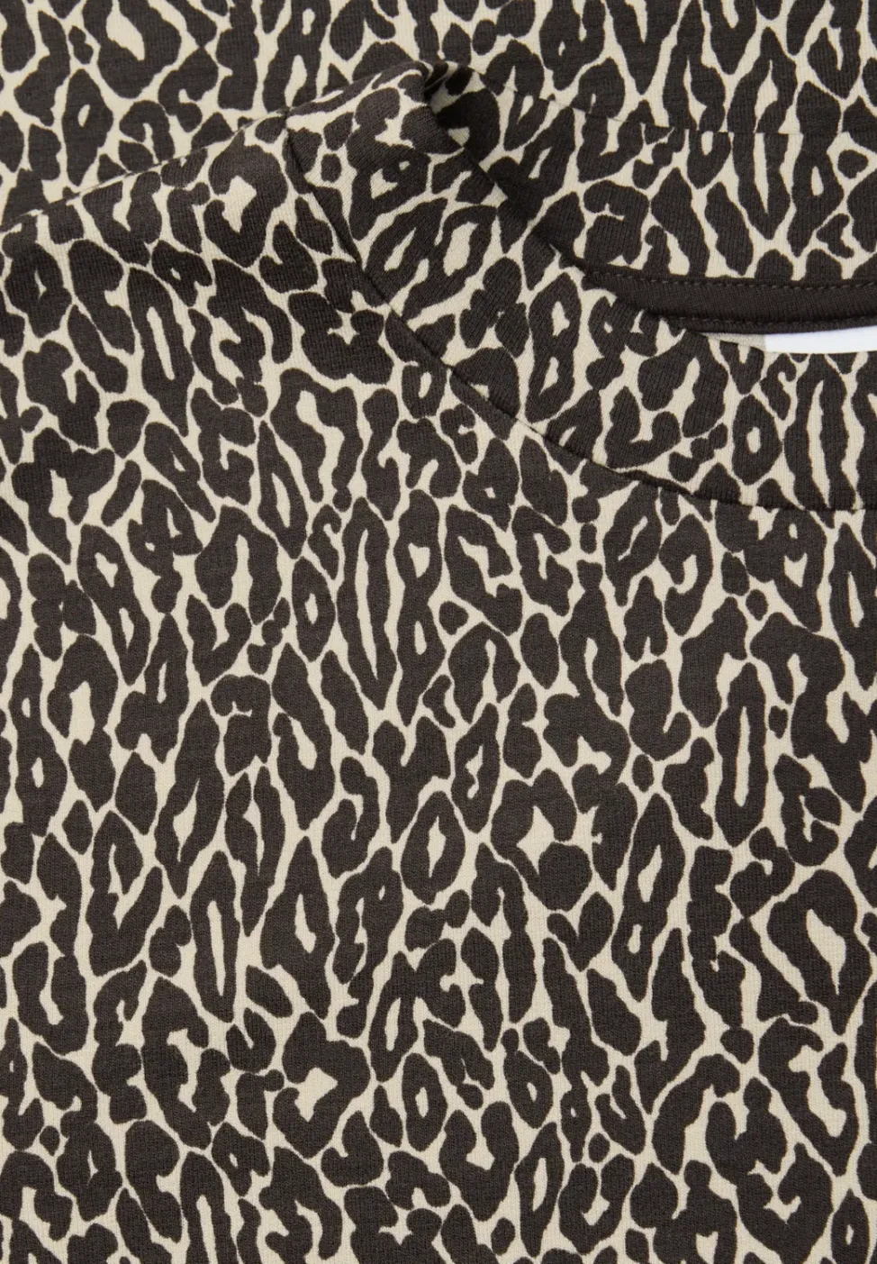 Midi-Kleid mit Leo-Muster