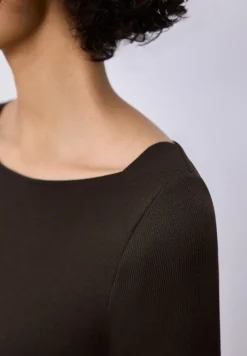 Midi-Kleid mit Plissée-Rock