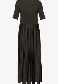 Midi-Kleid mit Plissée-Rock