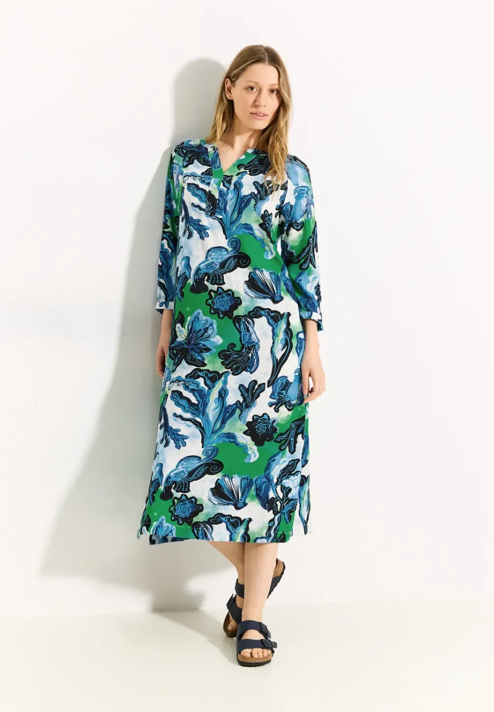 Midikleid mit Print