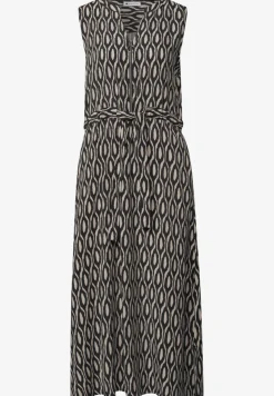 Midi-Kleid mit Split Neck und Zipper