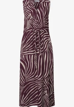 Midi-Kleid mit Split Neck und Zipper