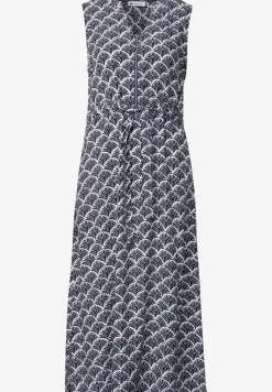 Midikleid mit Split Neck und Zipper
