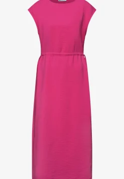 Midi-Kleid mit U-Boot-Ausschnitt
