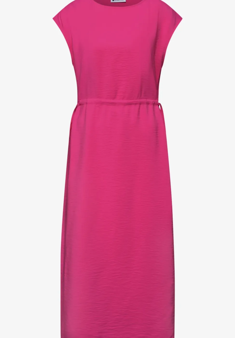 Midi-Kleid mit U-Boot-Ausschnitt
