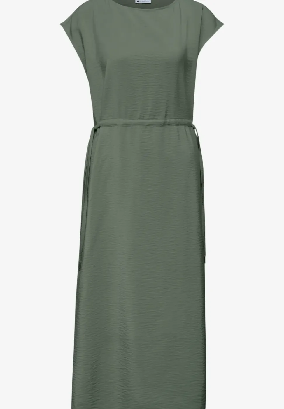Midi-Kleid mit U-Boot-Ausschnitt