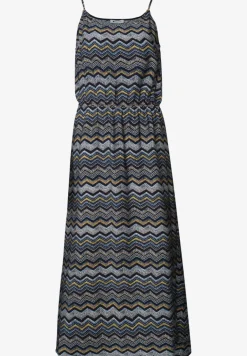 Midi-Kleid mit Zick-Zack-Muster