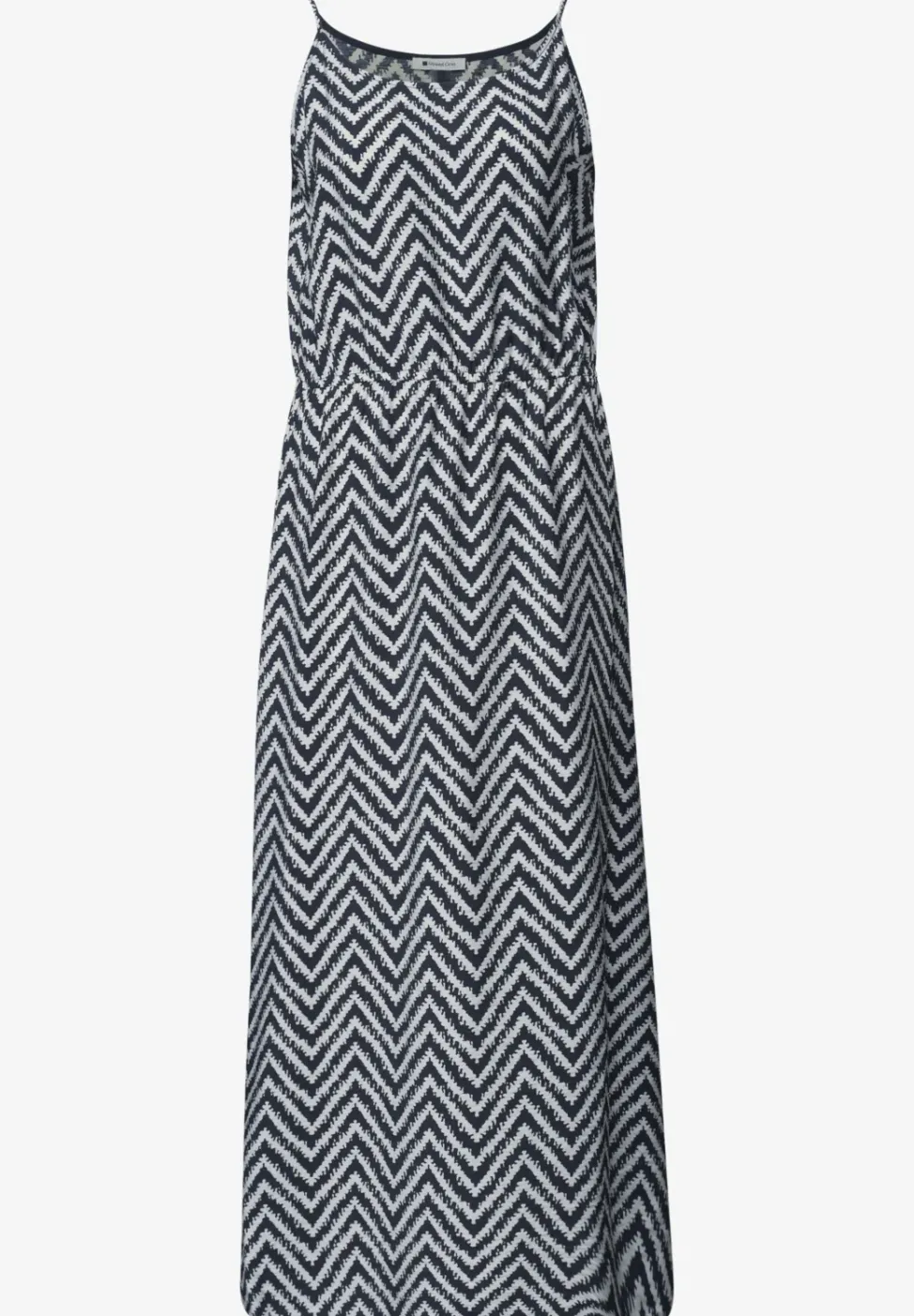 Midi-Kleid mit Zick-Zack-Muster