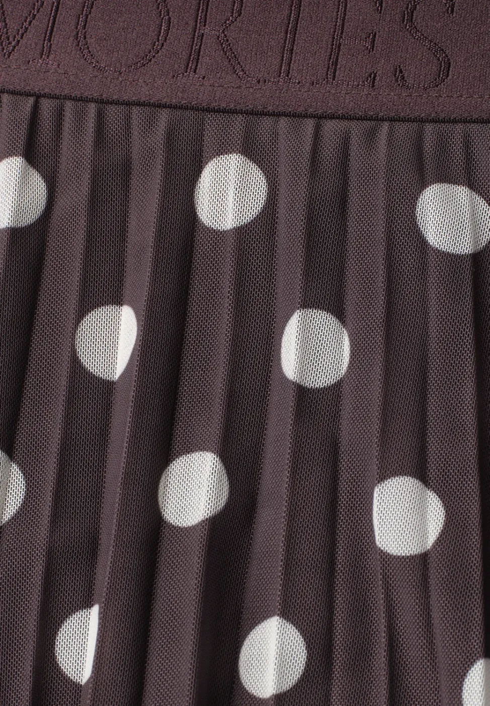 Midi-Rock aus Mesh mit Print