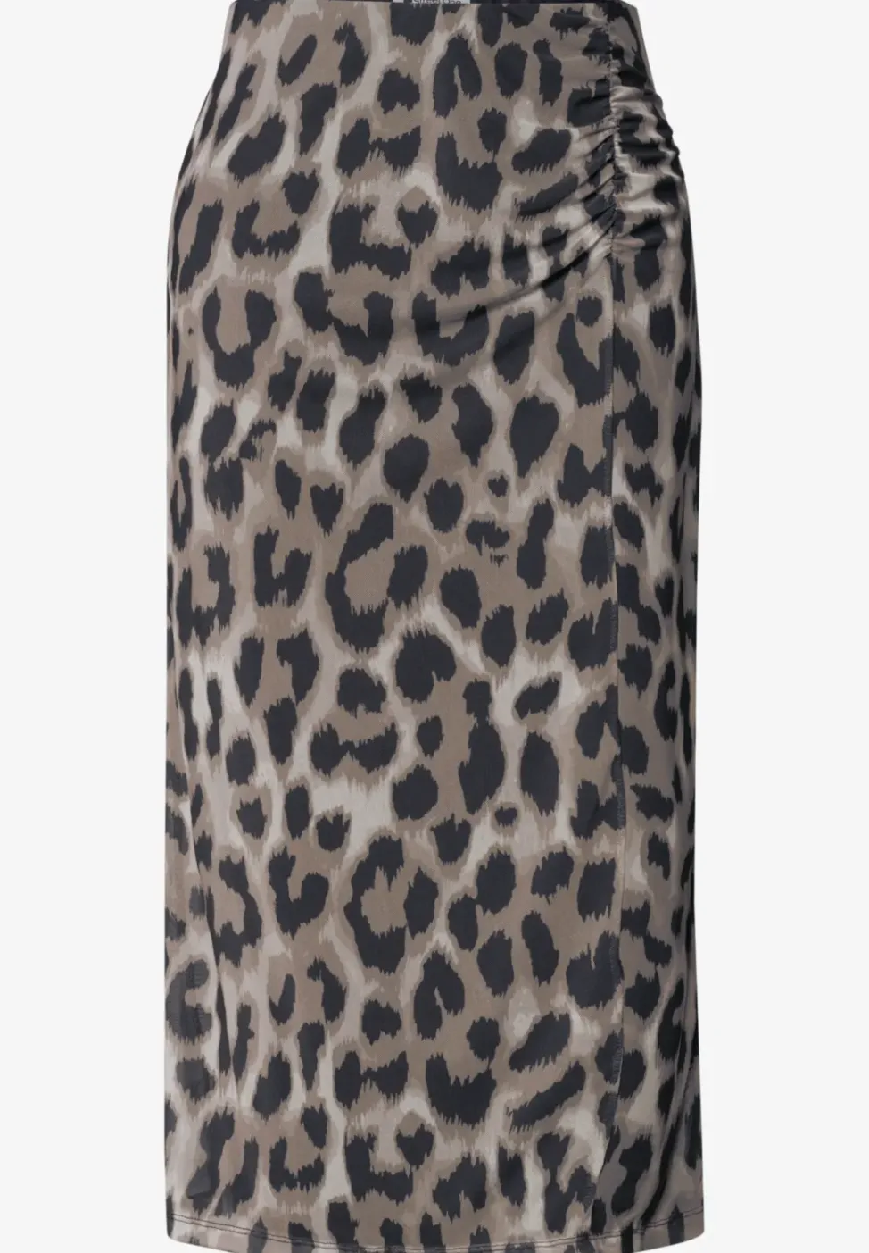 Midi-Rock aus Mesh mit Print