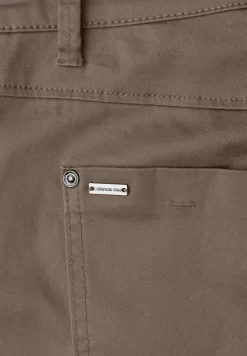 Mid Waist Bermuda in Satin-Optik