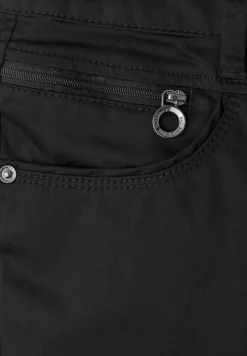 Mid Waist Bermuda in Satin-Optik
