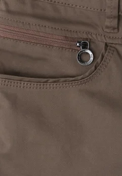 Mid Waist Bermuda in Satin-Optik