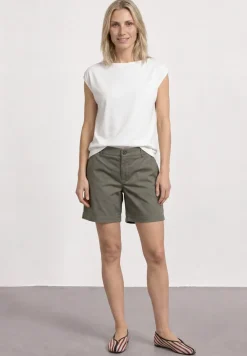Mid Waist Chino Shorts im Casual Fit