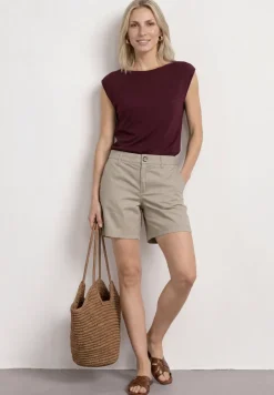 Mid Waist Chino Shorts im Casual Fit