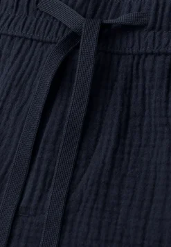 Mid Waist Shorts aus Musselinstoff