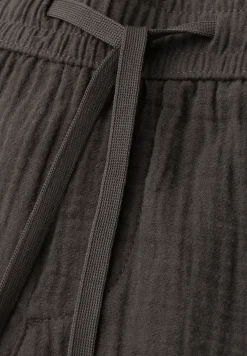 Mid Waist Shorts aus Musselinstoff