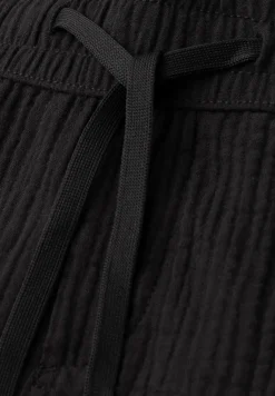 Mid Waist Shorts aus Musselinstoff