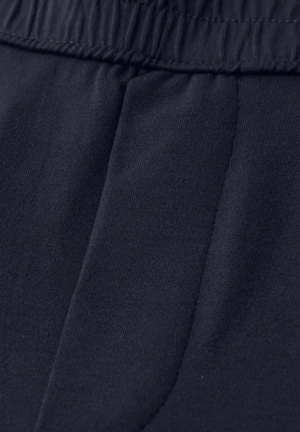 Mid Waist Slim Leg Hose im Loose Fit