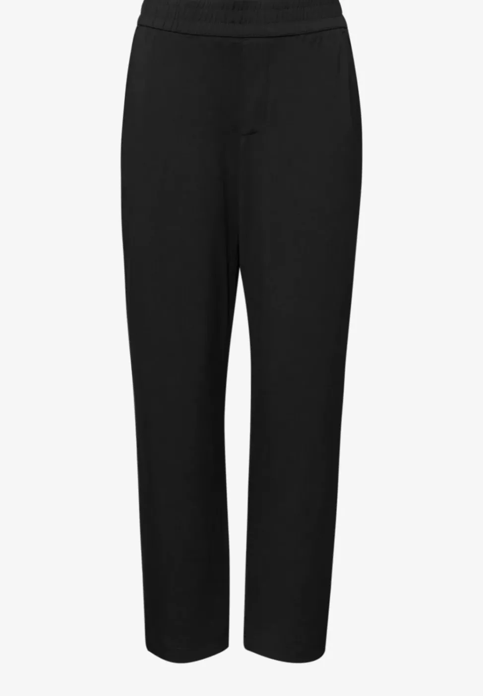Mid Waist Slim Leg Hose im Loose Fit
