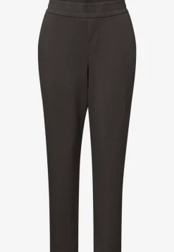 Mid Waist Slim Leg Hose im Loose Fit