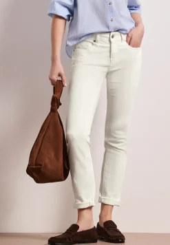 Mid Waist Slim Leg Jeans im Casual Fit