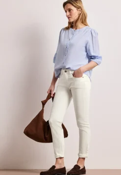 Mid Waist Slim Leg Jeans im Casual Fit