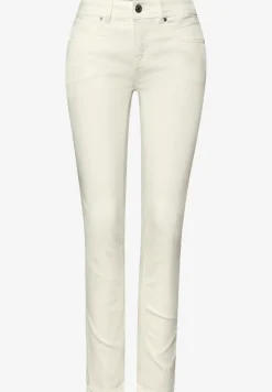 Mid Waist Slim Leg Jeans im Casual Fit