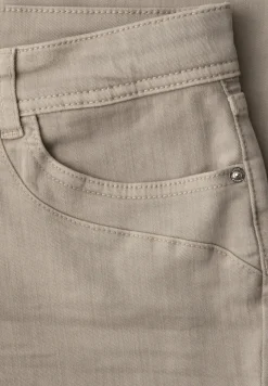 Mid Waist Straight Leg Jeans im Slim Fit
