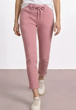 Mid Waist Tapered Leg Jeans im Loose Fit