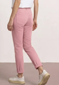 Mid Waist Tapered Leg Jeans im Loose Fit