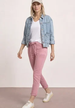 Mid Waist Tapered Leg Jeans im Loose Fit