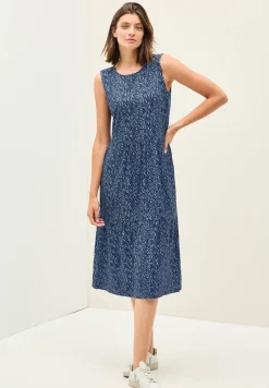 Minimal Print Jersey-Kleid
