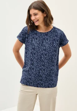 Minimal Print Blusenshirt