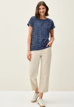Minimal Print Blusenshirt