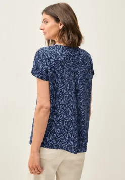 Minimal Print Blusenshirt