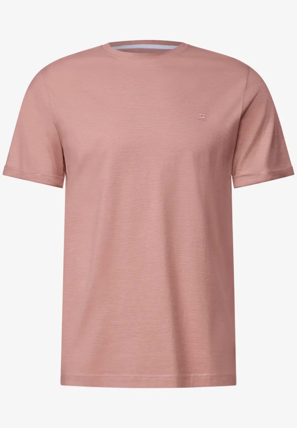 Ministripe Shirt mit Turn-Up