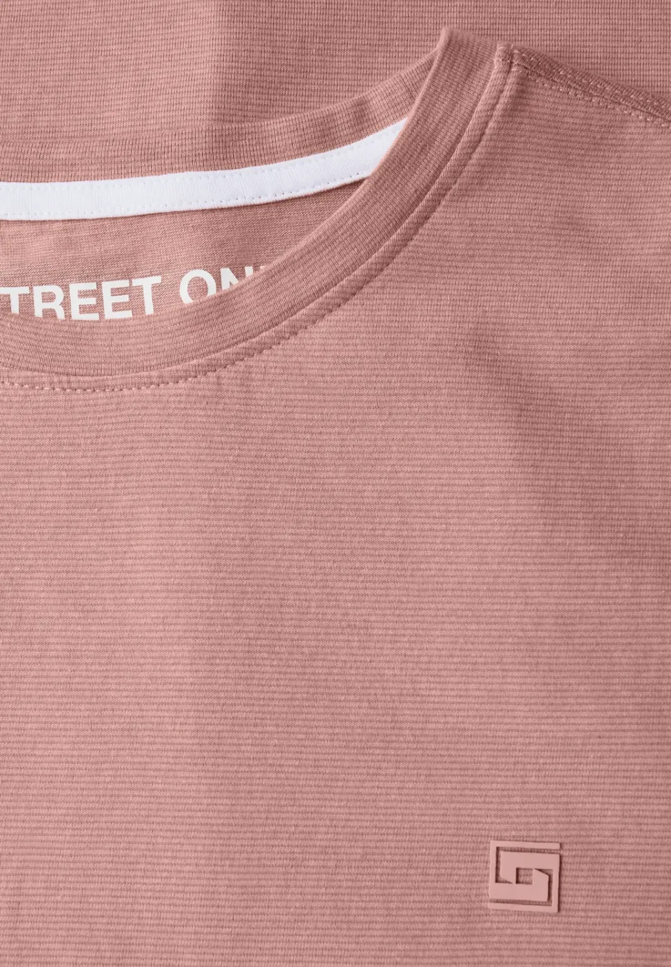 Ministripe Shirt mit Turn-Up