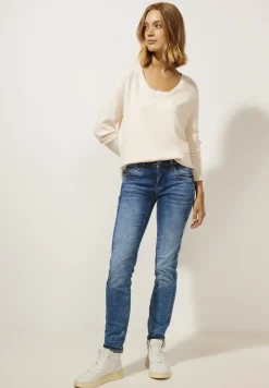 Mittelblaue Casual Fit Jeans