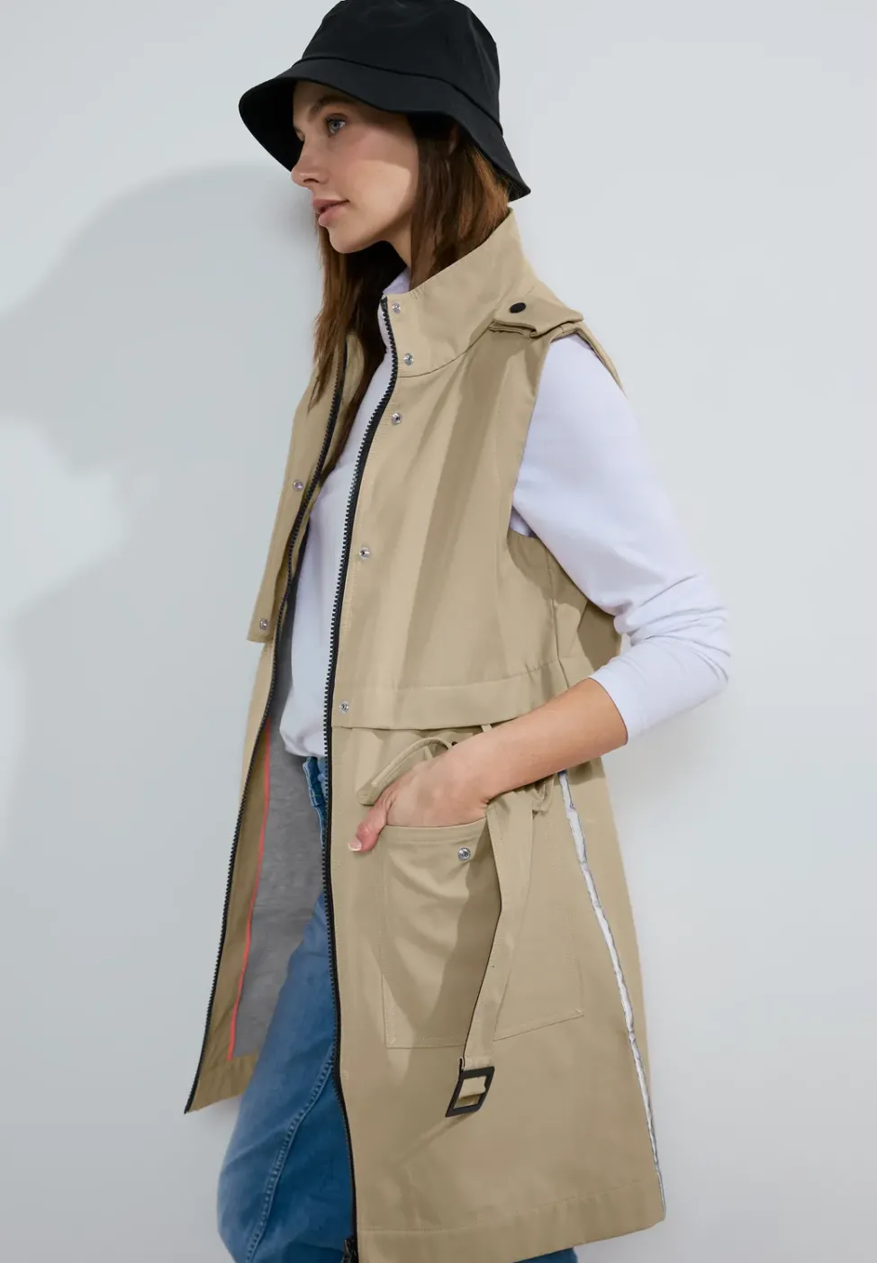 Moderne Trench-Weste