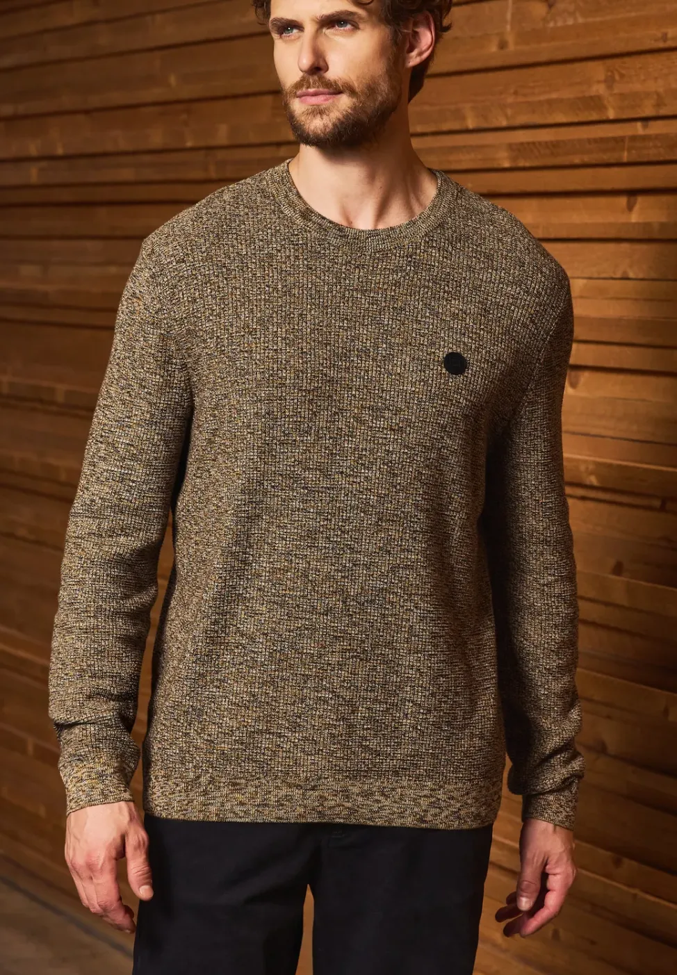 Mouline Strukturpullover