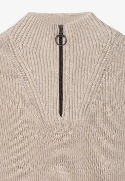 Mouliné Pullover mit Troyer