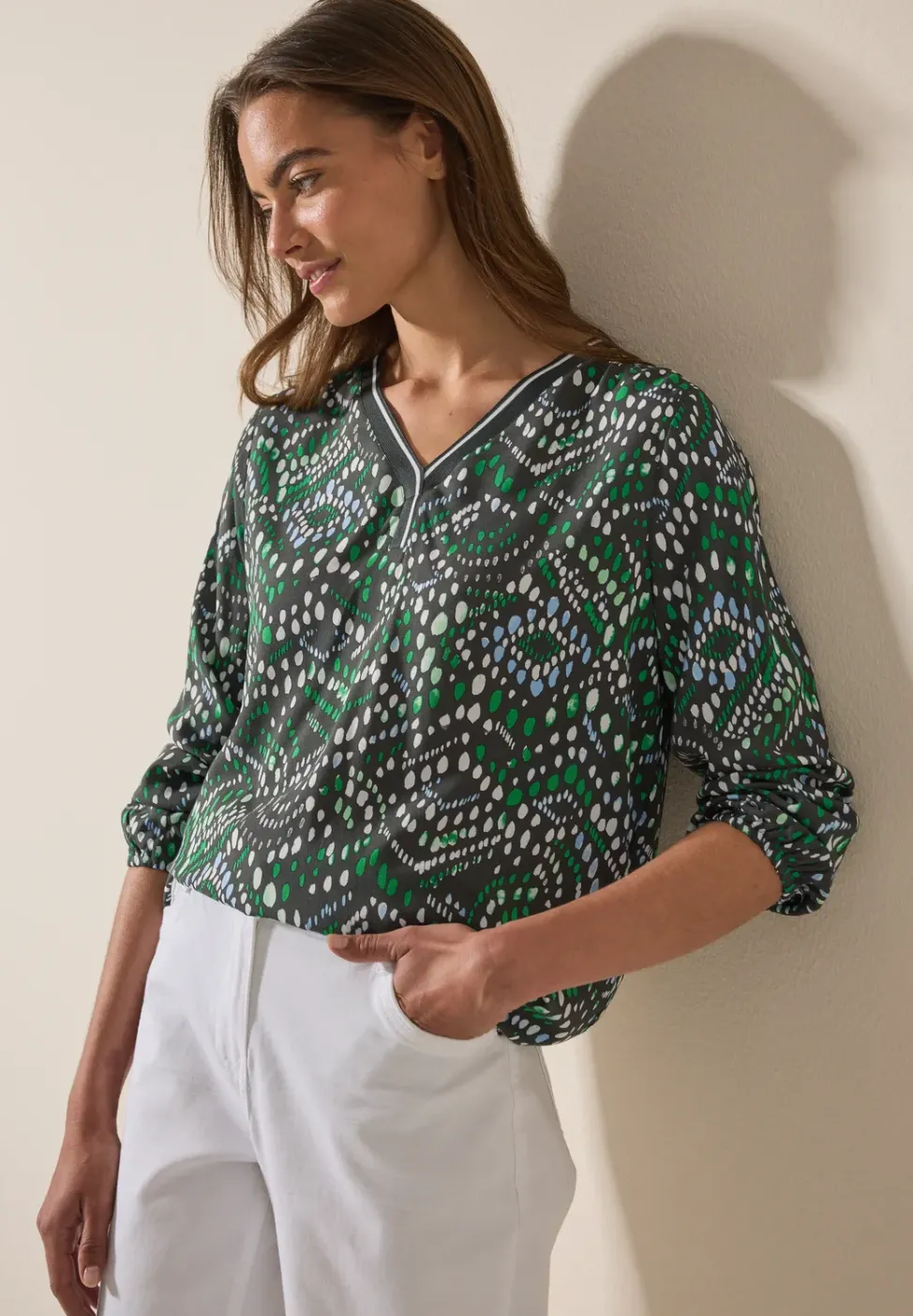 Multicolor Printbluse