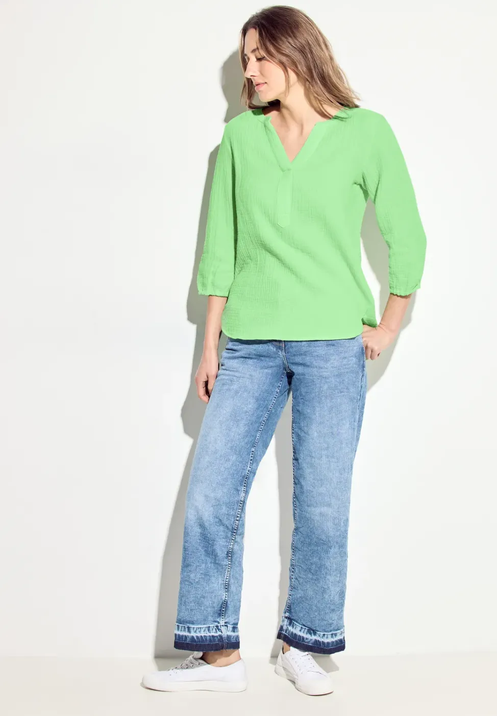 Musselin Bluse