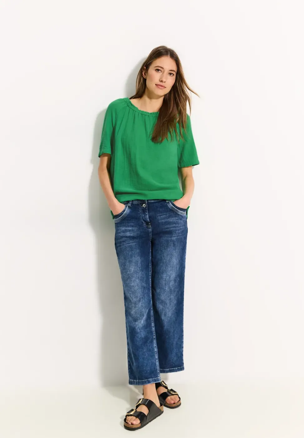Musselin Bluse